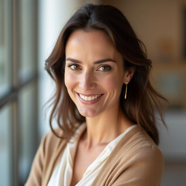 Professional headshot of Eleanor Vance, Lead Stylist.
